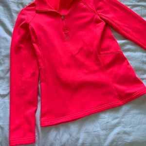 spyder neon pink zip up
